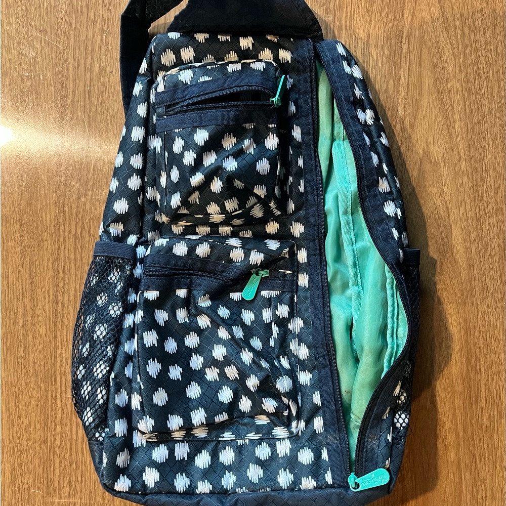 Stylish Blue and White Girls Bag